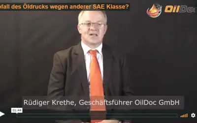Drop in Oil Pressure Due to a Different SAE Viscosity Grade?
